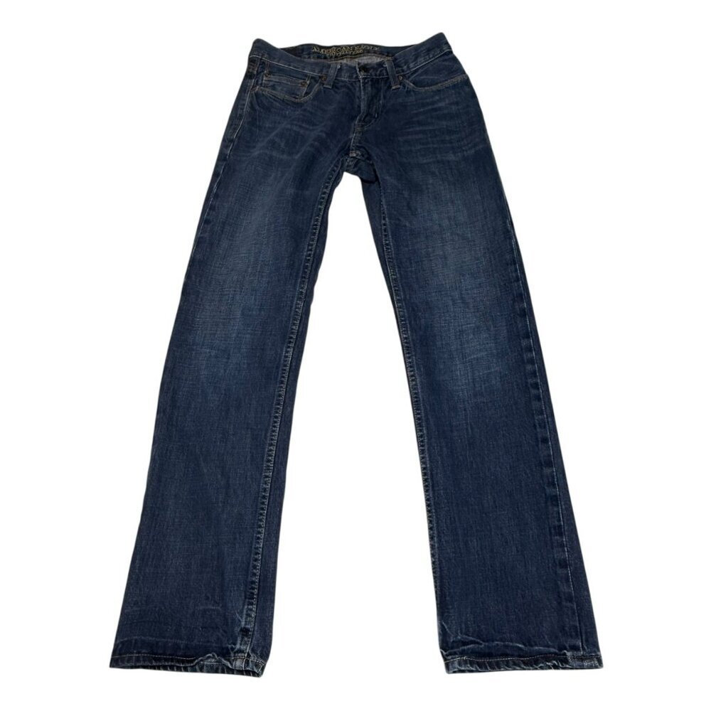 American Eagle Outfitters Slim Straight Jeans 28x32 Mens Denim Classic Fit Blue